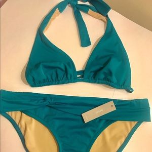 New J. Crew Bikini  Mint Green